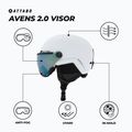 Kask narciarski ATTABO Avens 2.0 Visor biały 2