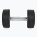 Hantel żeliwny gumowany XTREXO Pro 12 kg czarny 8