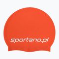 Czepek pływacki SPORTANO silikonowy pomarańczowy