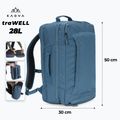 Plecak turystyczny KADVA traWELL 28 l granatowy 2