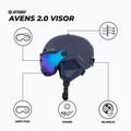 Kask narciarski dziecięcy ATTABO Avens 2.0 Jr Visor niebieski 2