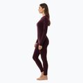 Komplet bielizny termoaktywnej damskiej WOOLCANO Merino SET0543 fioletowy 2