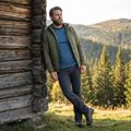 Komplet bielizny termoaktywnej męskiej WOOLCANO Merino SET0978 niebieski 7