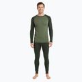 Komplet bielizny termoaktywnej męskiej WOOLCANO Merino SET0978 khaki