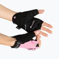 Rękawiczki rowerowe damskie ATTABO Kinu Pro WMNS shock absorbing system różowy/czarny 2