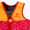 Kamizelka asekuracyjna dziecięca AQUASTIC Junior różowy/żółty 7