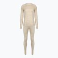 Komplet bielizny termoaktywnej damskiej WOOLCANO Merino 100% SET0543 beżowy 10