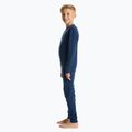 Komplet bielizny termoaktywnej dziecięcej WOOLCANO Merino 100% SET0683 granatowy 2
