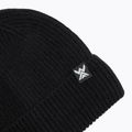 Czapka zimowa dziecięca  WOOLCANO Merino 100% HAT0440 czarny 3