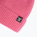 Czapka zimowa dziecięca WOOLCANO Merino 100% HAT0440 różowy 3