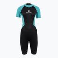 Pianka do pływania damska AQUASTIC Wavey WMNS 2 mm czarny/miętowy