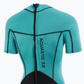 Pianka do pływania damska AQUASTIC Wavey WMNS 2 mm czarny/miętowy 5