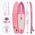 Deska SUP AQUASTIC Perth Pro 11'2" allround różowy 21