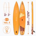 Deska SUP AQUASTIC Touring 12'6" pomarańczowy 25