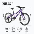 Rower dziecięcy ATTABO EASE 20" 9,1 kg fioletowy 2