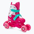 Rolki dziecięce HUMBAKA Starjet LED 3w1 różowy 11
