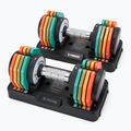 Zestaw hantli regulowanych XTREXO 2 x 10 kg multicolor