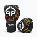 Rękawice bokserskie Ground Game Flames czarny 3