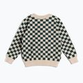Sweter dziecięcy KID STORY Merino green chessboard 2