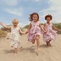 Sukienka dziecięca KID STORY Muślinowa pink daisy 5