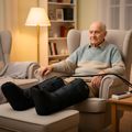 Masażer limfatyczny do nóg Media-Tech Air Compression Lymphatic Drainage black 15