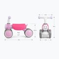 Rowerek biegowy Milly Mally York pink 2