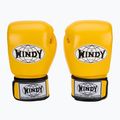 Rękawice bokserskie WINDY Classic Genuine Leather yellow 2