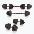 Zestaw ciężarów HMS SGN130 Pro Set 6W1 30 kg czarny/czerwony 4