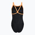 Strój pływacki jednoczęściowy damski Clap Jednowarstwowy black/orange 2