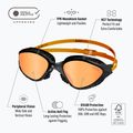 Okulary do pływania BuddySwim Ozean black/orange/ orange 7