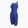 Strój pływacki jednoczęściowy damski ZONE3 Performance Speed Kneeskin blue/white