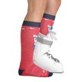 Skarpety narciarskie dziecięce Darn Tough Magic Mountain OTC Midweight with Cushion w/ Padded Shin raspberry 4