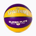 Piłka do koszykówki Spalding Super Flite fioletowa/żółta rozmiar 7