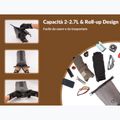 Torba i bagażnik na widelec rowerowy Rockbros Front Fork Rack+Fork Bag grey/black 9