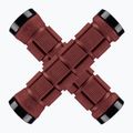 Chwyty kierownicy Lizard Skins Dual-Clamp Northshore deep red