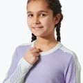 Komplet bielizny termoaktywnej dziecięcej Helly Hansen JR Lifa Merino Midweight bright lavender 3