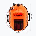 Bojka asekuracyjna Buddyswim Hydrastation Pro 10 l orange 3