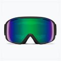 Gogle narciarskie Smith Blazer black/green sol-x mirror 6