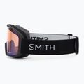 Gogle narciarskie Smith Blazer black/blue sensor mirror 4