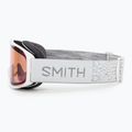 Gogle narciarskie Smith Rally white chunky knit/blue sensor mirror 4