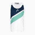 Koszulka tenisowa dziecięca HEAD Agility W print perf/nile green