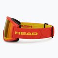 Gogle narciarskie HEAD Contex red/red/fmr yellow red 4