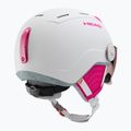 Kask narciarski dziecięcy HEAD Maja Visor white/silver red 11