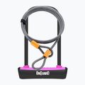 Zapięcie rowerowe OnGuard Neon 8154PN U-Lock black/pink 7