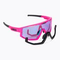 Okulary przeciwsłoneczne Bliz Fusion Nano Optics Nordic Light pink/ begonia/ violet blue multi 5