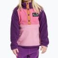 Bluza polarowa dziecięca Didriksons Monte Half Button light heather pink 6