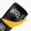 Rękawice bokserskie Cleto Reyes High Precision Training Leather black yellow 5