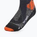 Skarpety narciarskie X-Socks Ski Rider 4.0 stone grey/melange blue 3