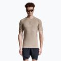 Koszulka do biegania męska X-Bionic Xceed Run sand/dark sand