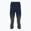 Spodnie termoaktywne damskie X-Bionic Invent Graphics 3/4 marine/grey/light grey 3
